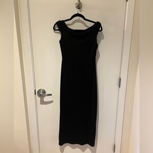 Reformation Jamen Knit Dress in black - size Small
